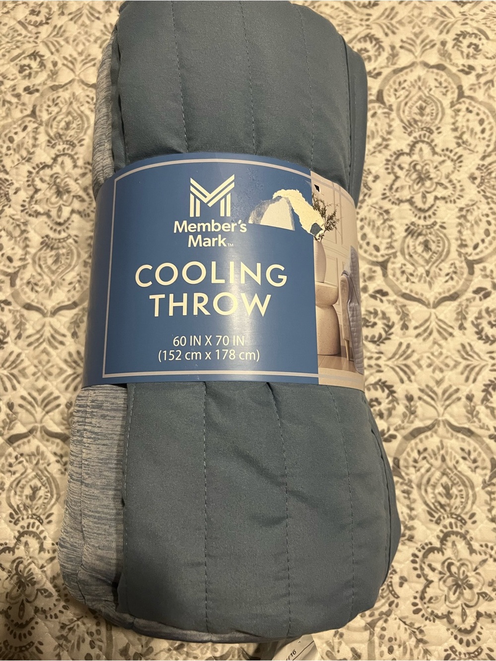 Cooling Throw - Slate Blue 60 X 70